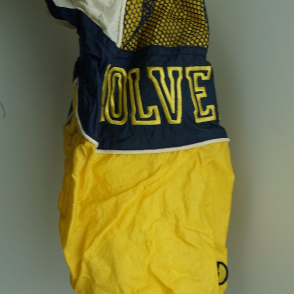 Pro Player by Daniel Young MI Wolverines Mesh Zip Up Windbreaker 1990s Large - Picture 5 of 6